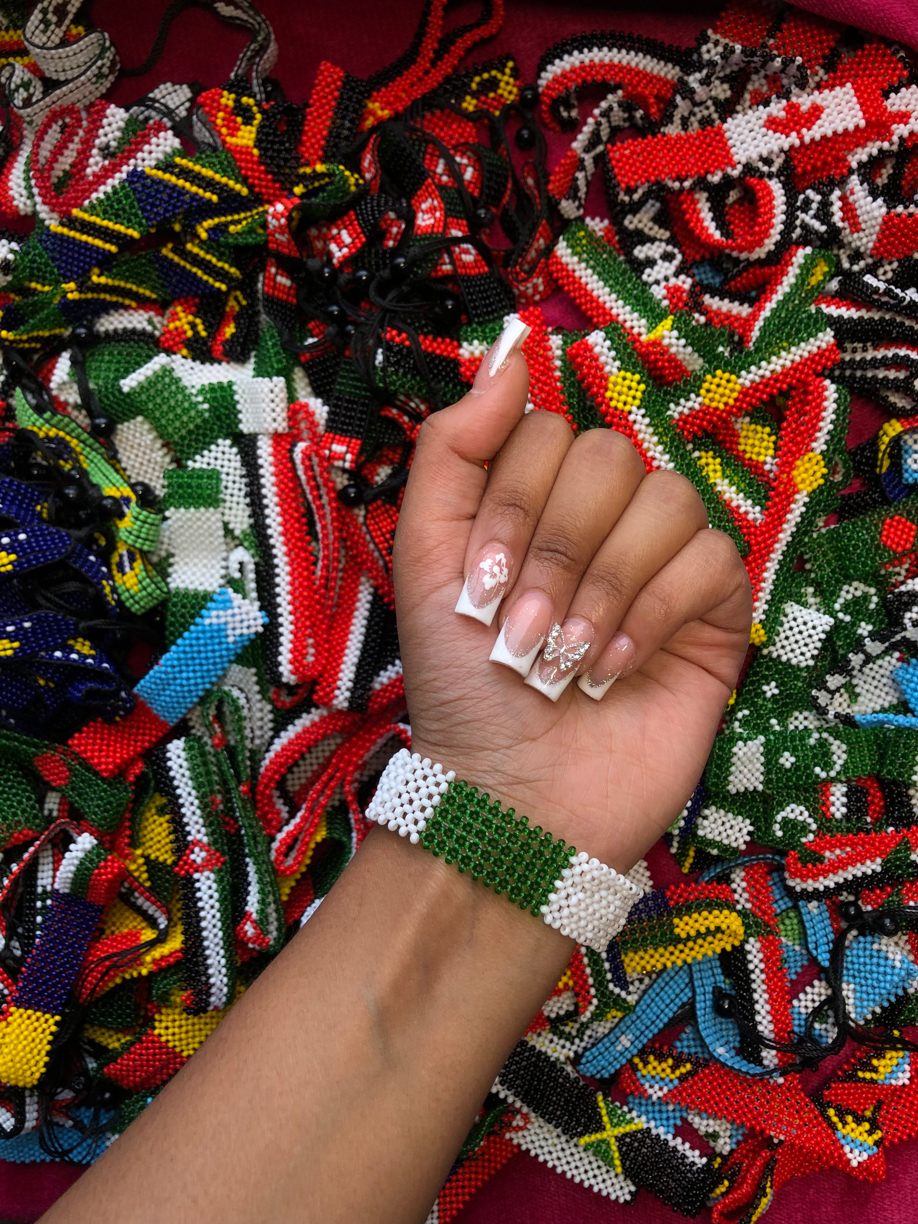 Nigeria beaded bracelet